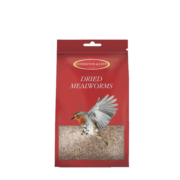 Johnston & Jeff Dried Mealworms - Wild Bird Food / Treat