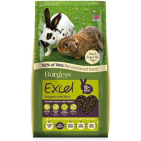 Burgess Excel Adult Rabbit Food With Mint