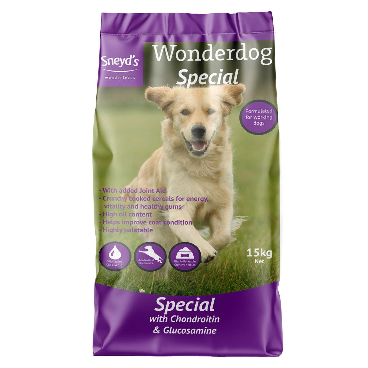 Sneyd's Wonderdog Special Complete Working Dog Food 15Kg