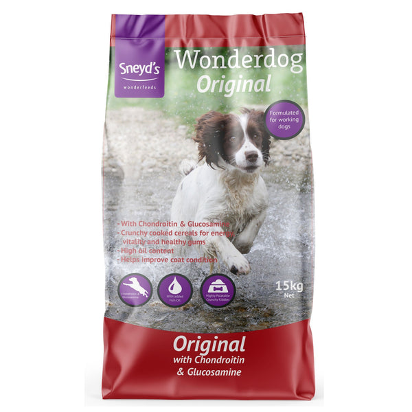 Sneyd's Wonderdog Original Complete Working Dog Food 15Kg