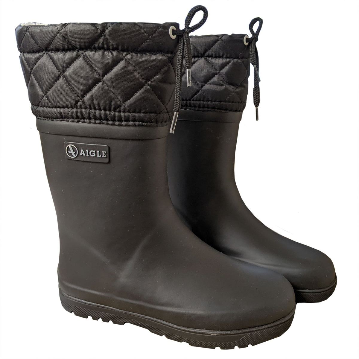 Aigle Woody Warm Kids Wellington Boots Black