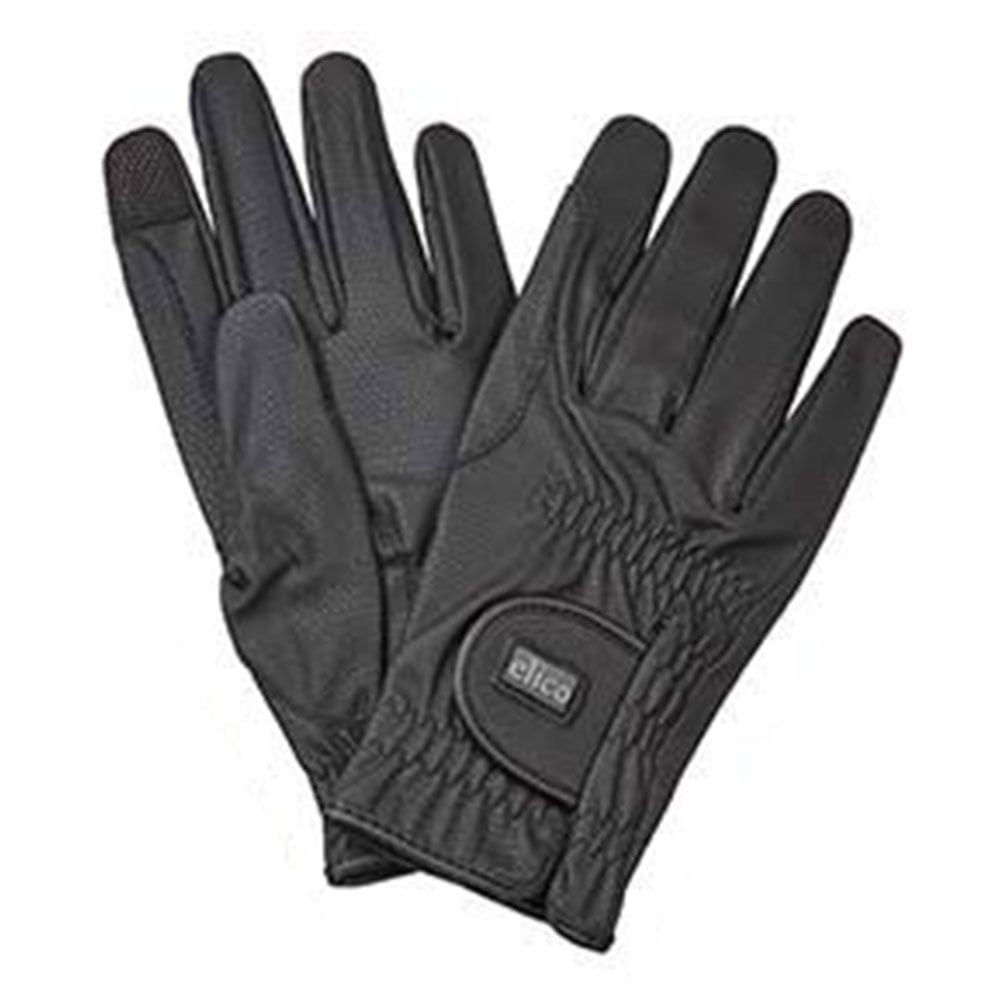 Elico Chatsworth Adults Riding Gloves Black