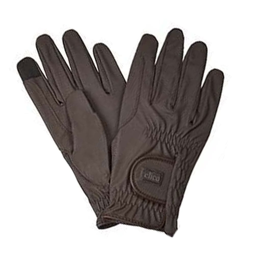 Elico Chatsworth Adults Riding Gloves Brown