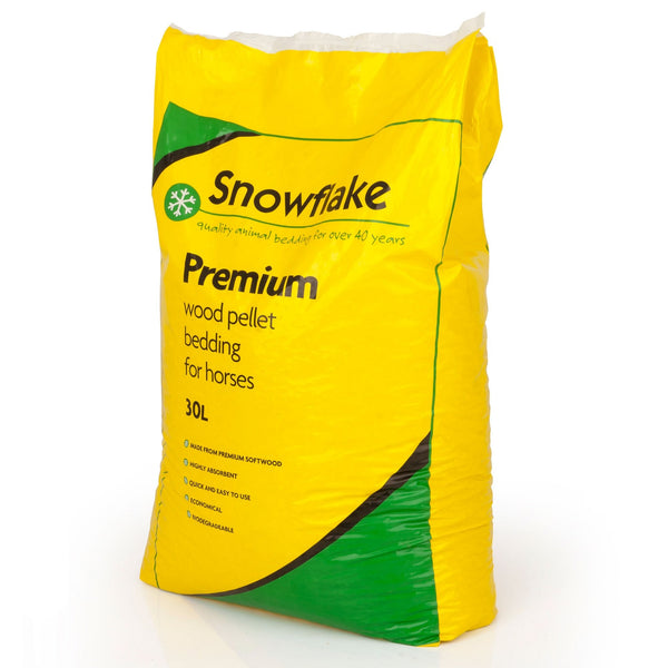 Snowflake Premium Wood Pellets Horse Bedding 30Ltr