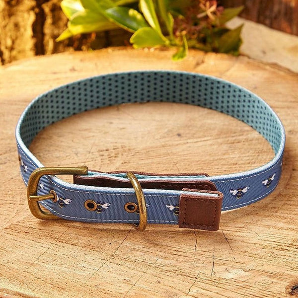 FatFace Spotty Bees Dog Collar
