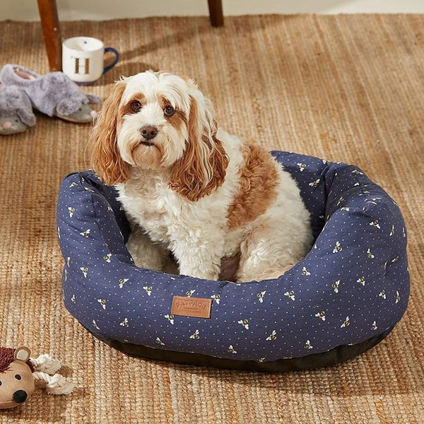 FatFace Spotty Bees Deluxe Slumber Dog Bed