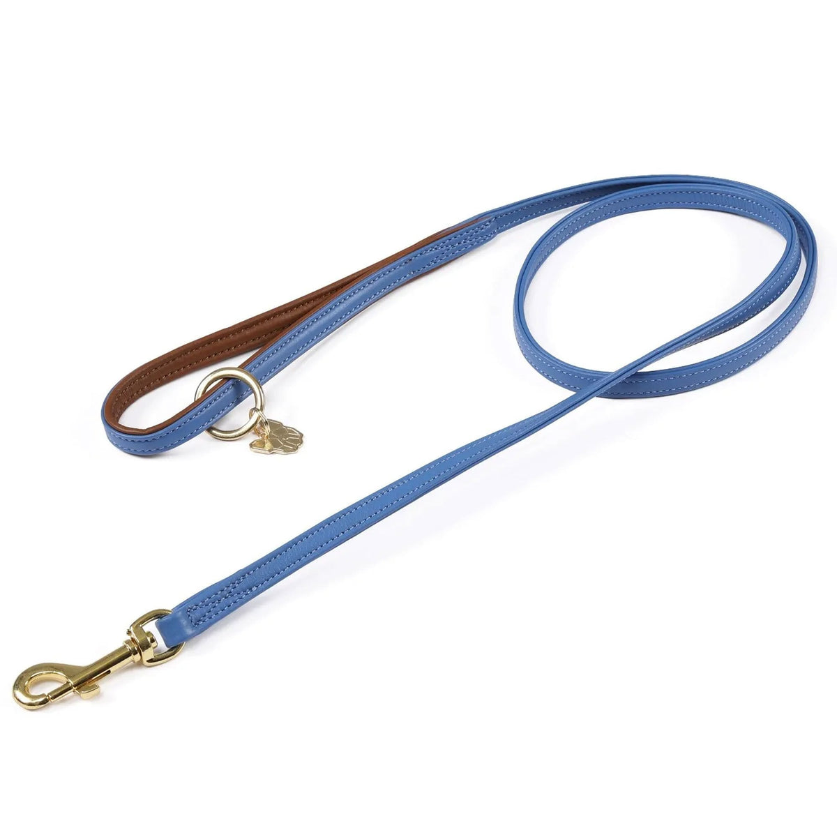 Digby & Fox Padded Leather Dog Lead Royal