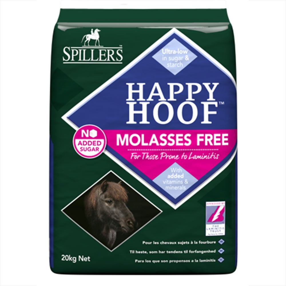Spillers Happy Hoof MOLASSES FREE 20Kg - Horse Feed