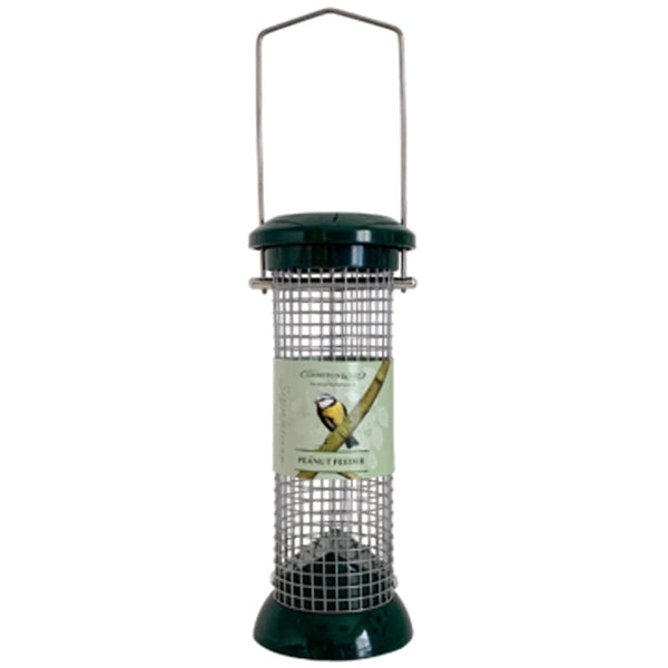 Johnston & Jeff Green Cast Metal Peanut Feeder 20cm