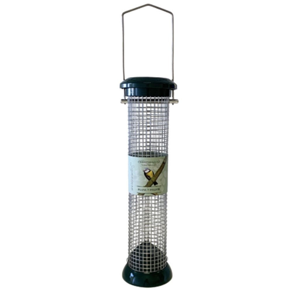 Johnston & Jeff Green Cast Metal Peanut Feeder 30cm