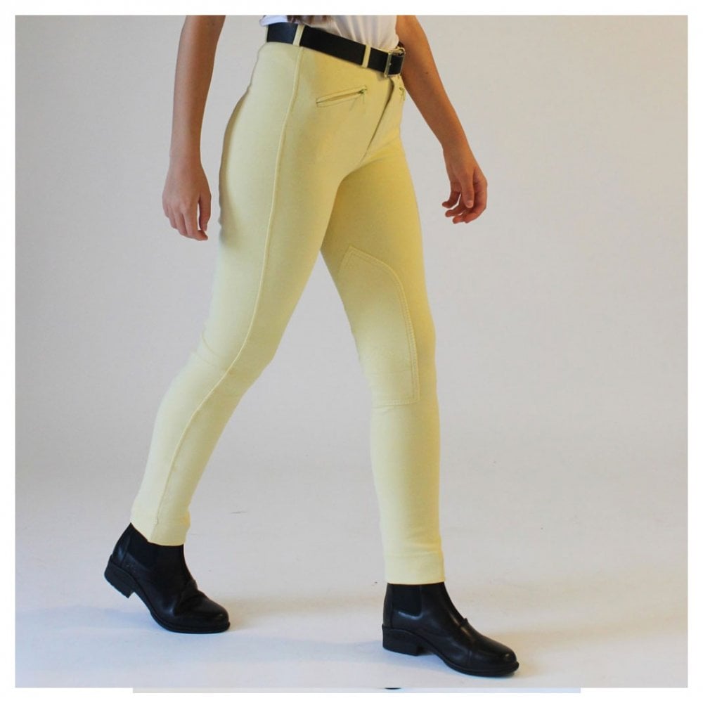 Gallop Classic Ladies Jodhpurs Light Yellow