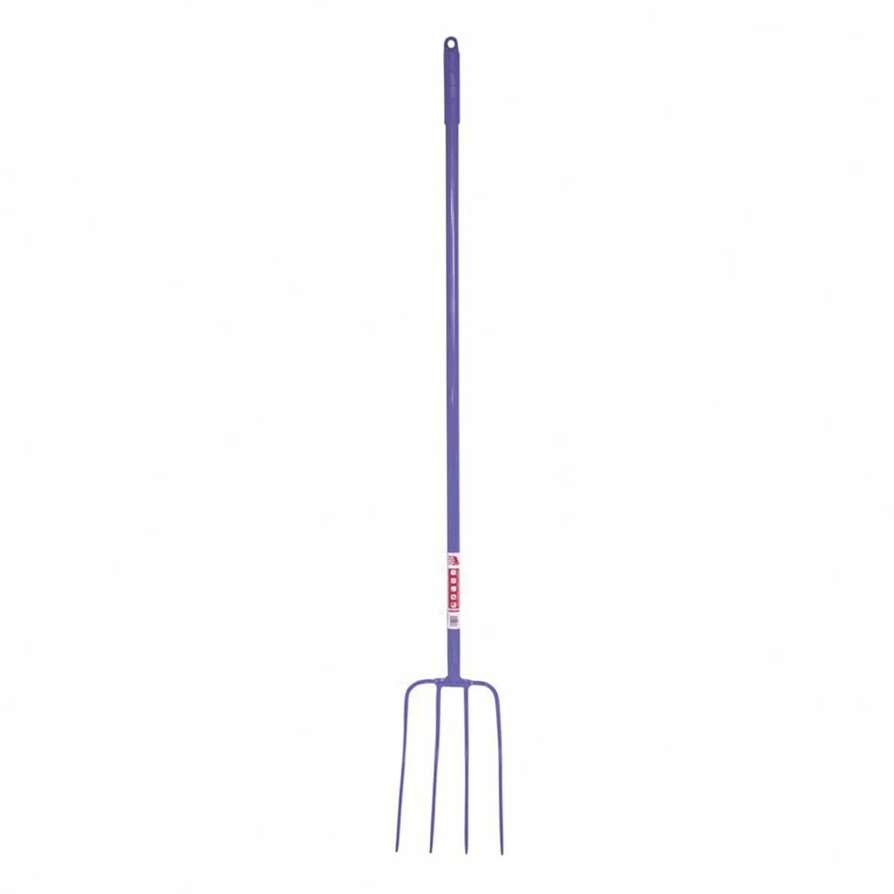 Red Gorilla 4 Prong Manure Fork Straight Handle