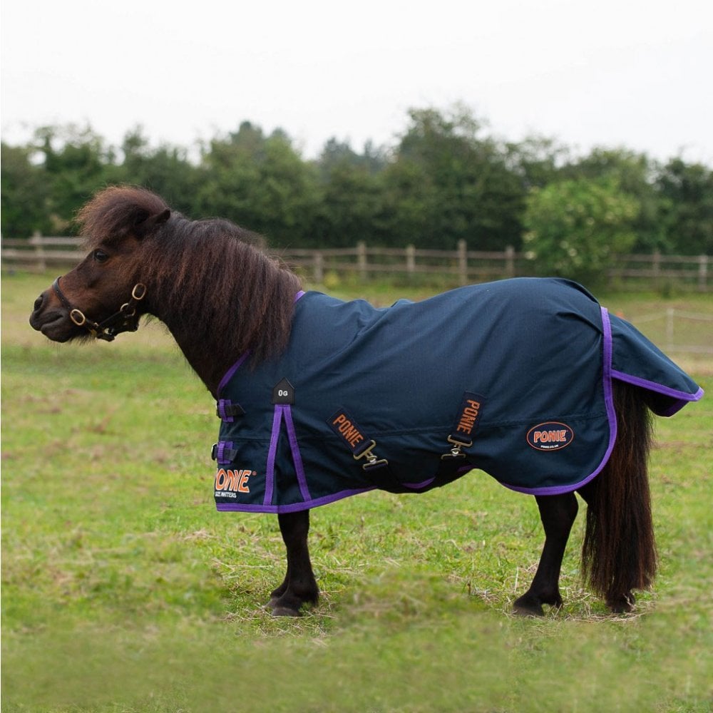 Gallop PONIE Lightweight Turnout Navy/Purple