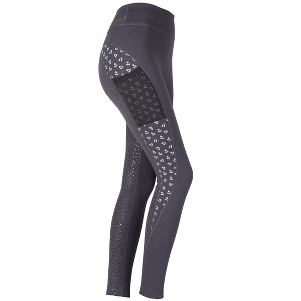 Aubrion Coombe Ladies Riding Tights Reflective