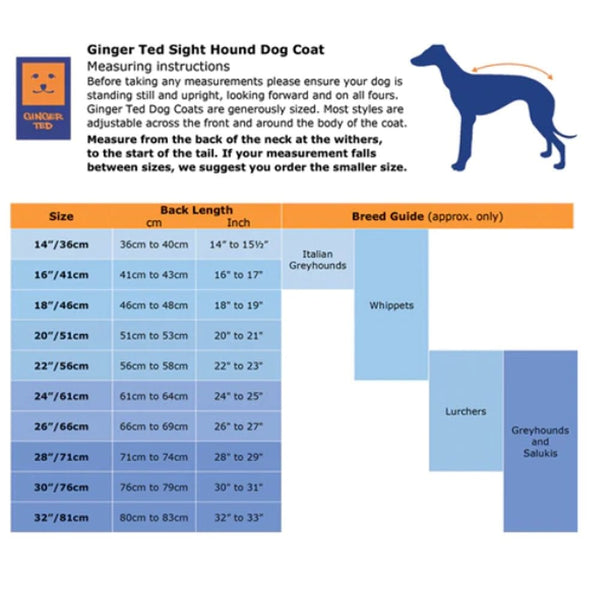 Ginger Ted Cosy Fleece Greyhound Jumper Blue