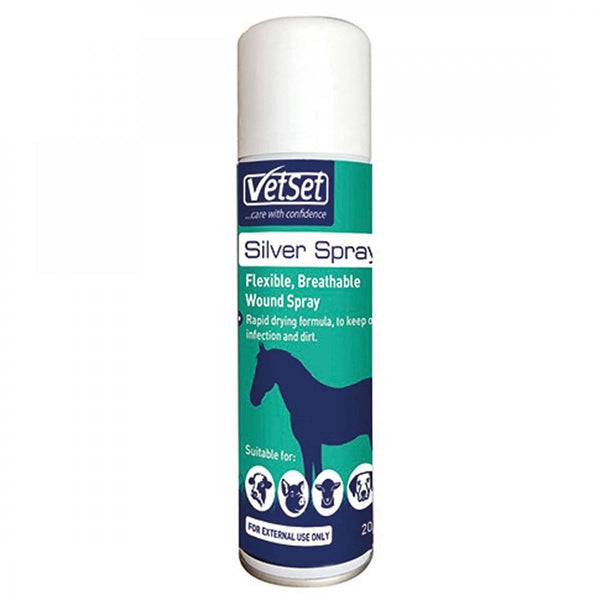 Vetset Aluminium Silver Spray 200ml