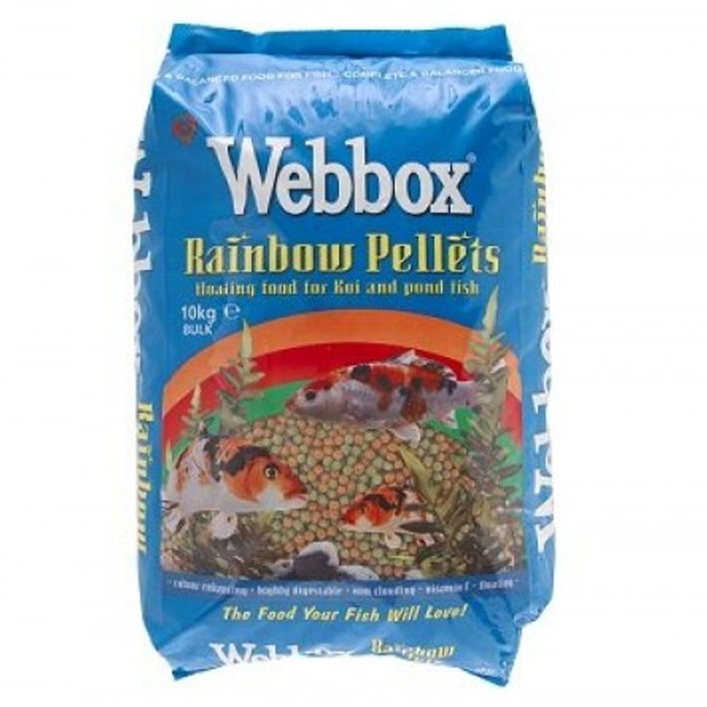 Webbox Rainbow Pond Pellets 10Kg