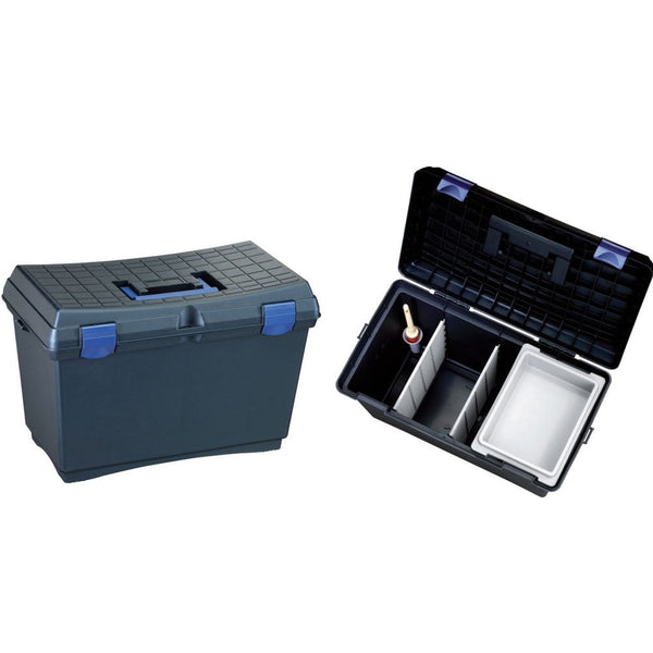 Plastica Panaro Tack Box Art 159 Midnight Blue XLarge