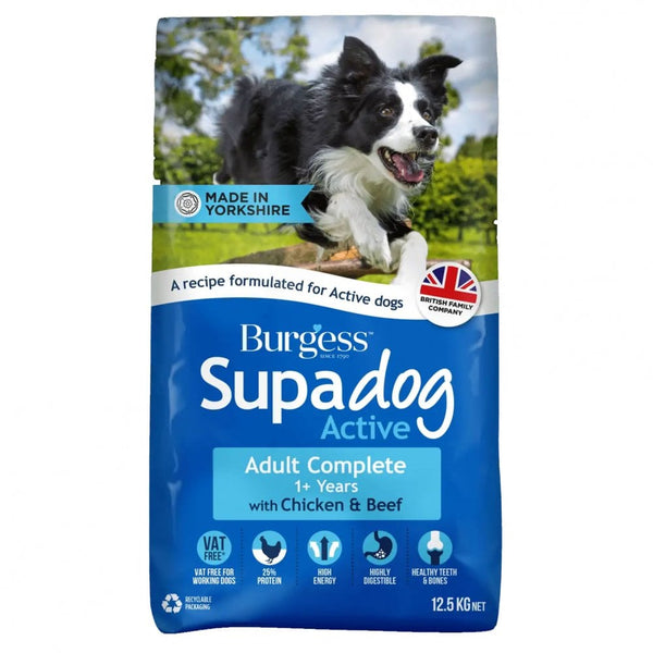 Burgess ACTIVE With Chicken & Beef Complete Dog Food