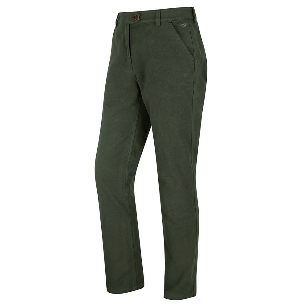 Hoggs of Fife Monarch II Moleskin Trousers Dark Olive