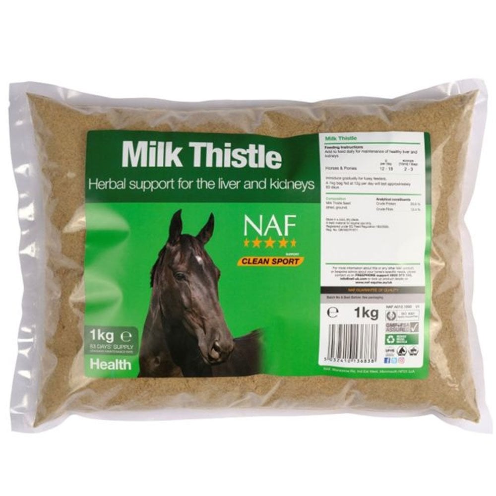 NAF Milk Thistle 1kg - Horse Supplement