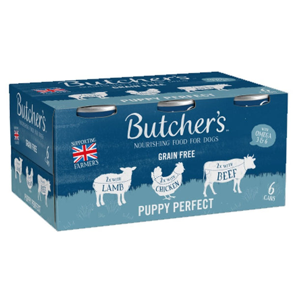 Butchers Puppy Perfect Puppy Food 400g Cans 6 Pack