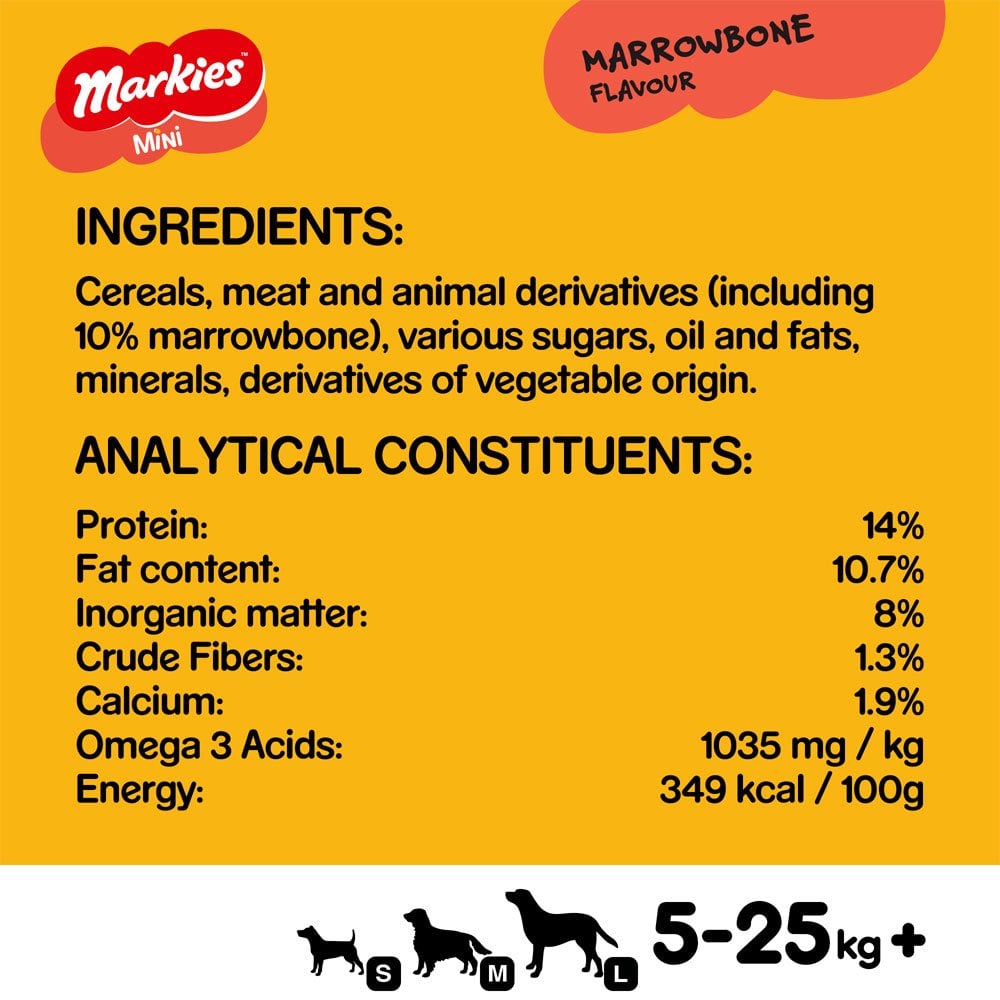Pedigree Markies Minis Dog Treat Biscuits 12.5Kg