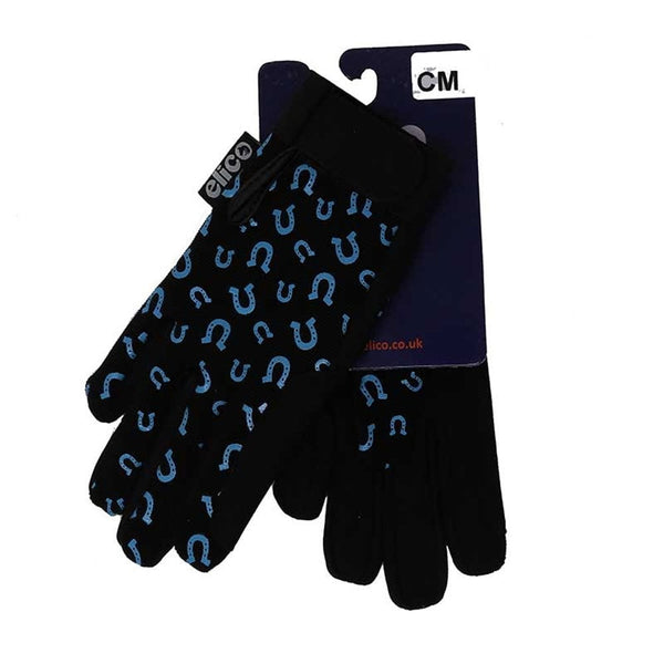 Elico Ravensdale Childs Gloves Black/Blue