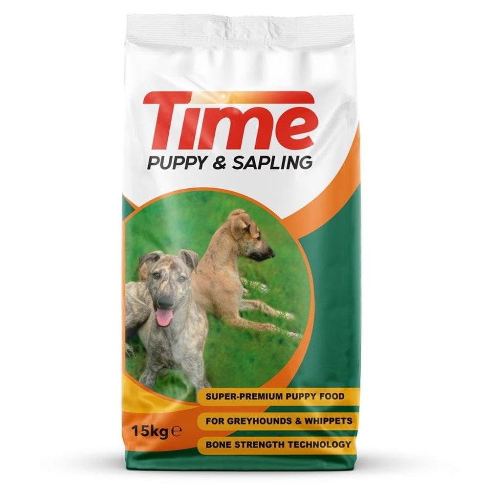 Time Greyhound PUPPY & Sapling Dog Food 15kg