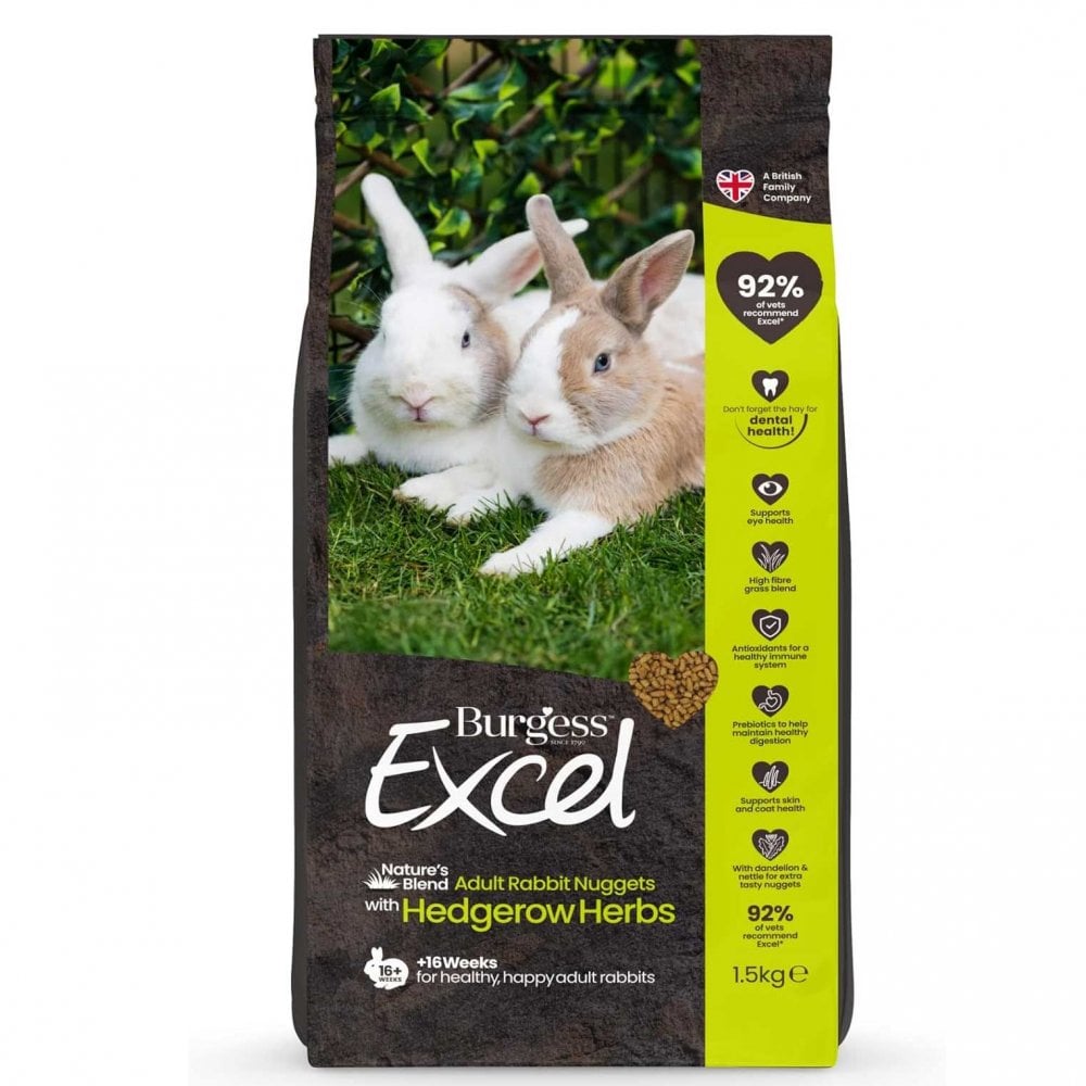 Burgess Rabbit Excel Natures Blend Nuggets 1.5Kg