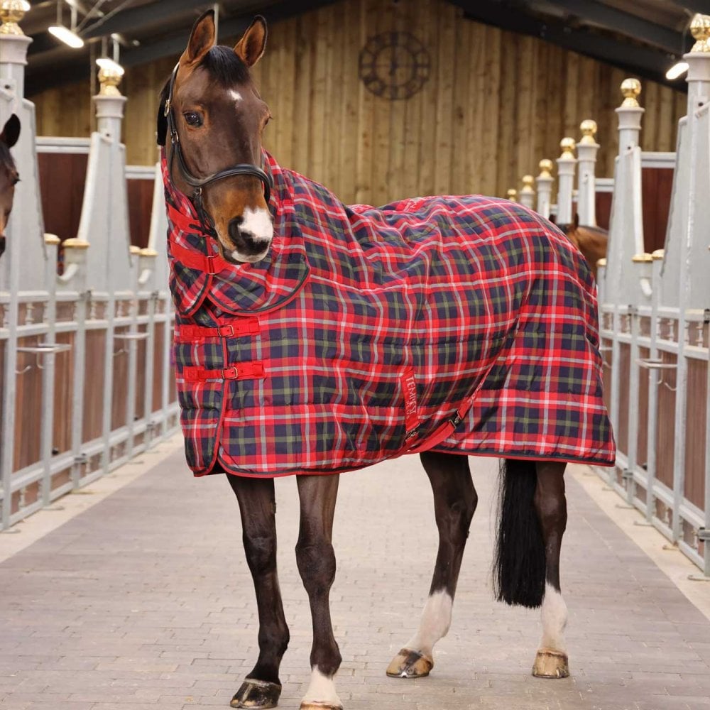 Shires Tempest Plus 200g Stable Combo Red Check