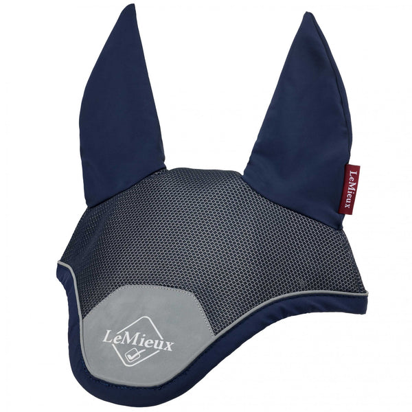 LeMieux Reflective Fly Hood Navy