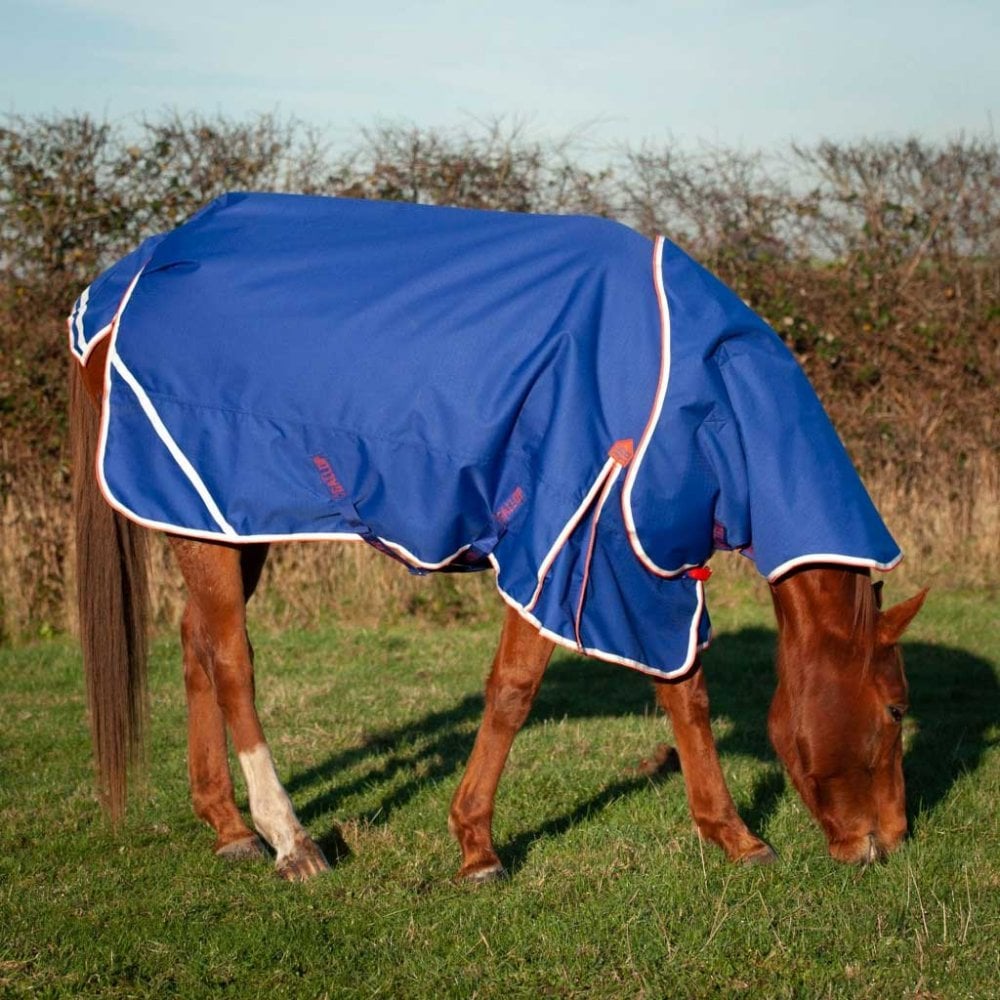 Gallop Trojan Dual 200g Turnout Rug & Neck Set Royal/Red