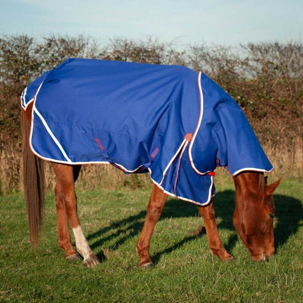 Gallop Trojan Dual 200g Turnout Rug & Neck Set Royal/Red