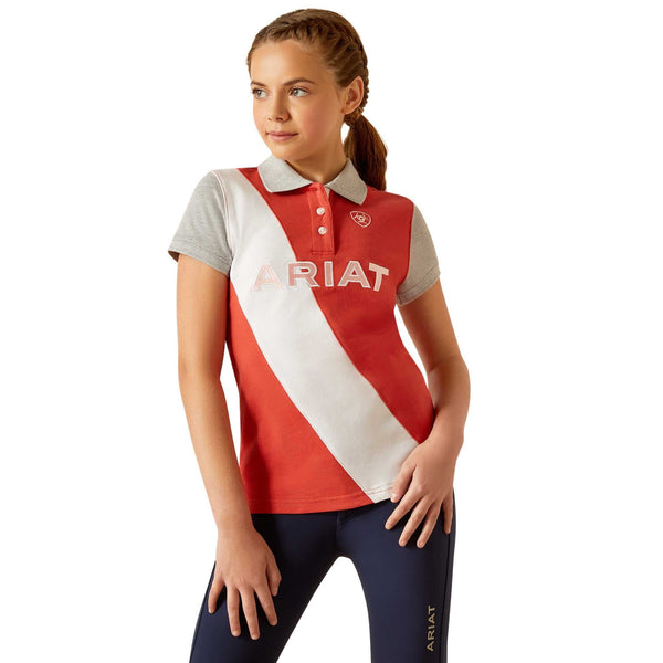 Ariat Kids Taryn Polo Baked Apple