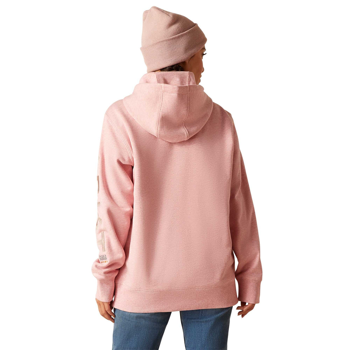 Ariat Rebar Graphic Hoody Mauveglow Heather