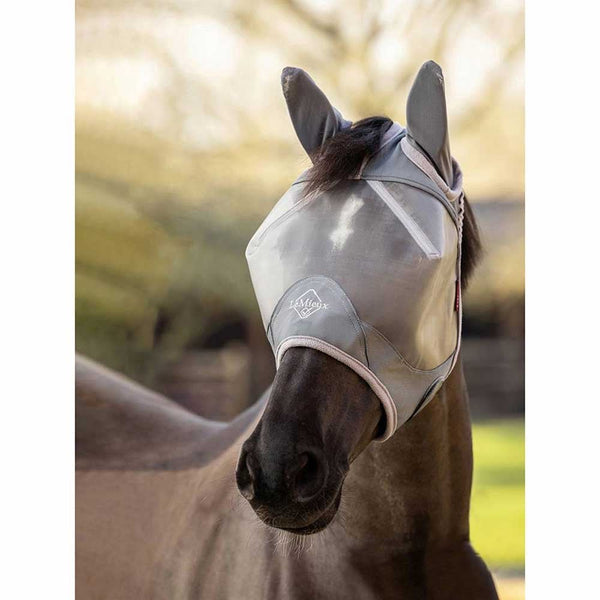 LeMieux Armour Shield Pro Half Fly Mask Grey