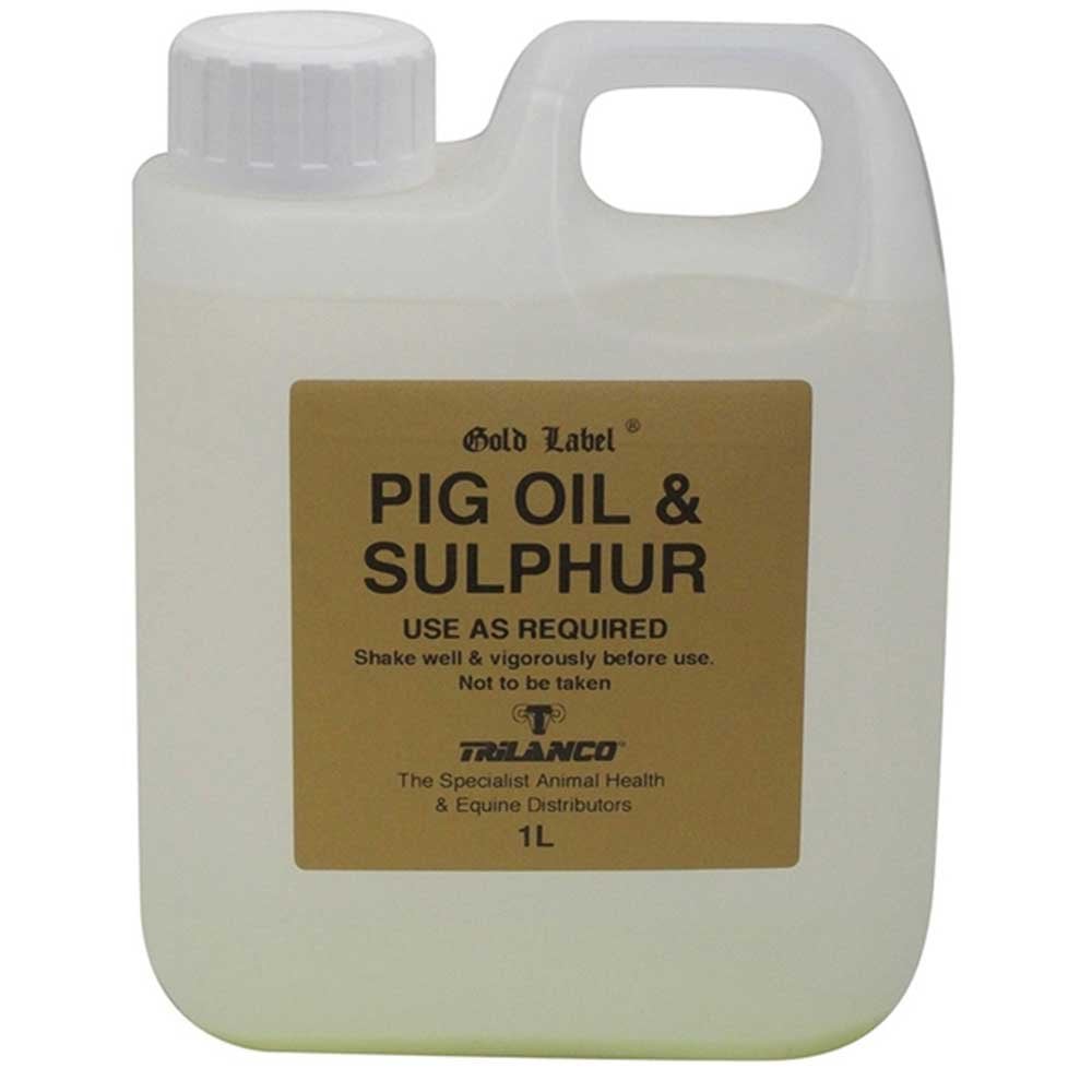 Gold Label Pig Oil & Sulphur 1Ltr