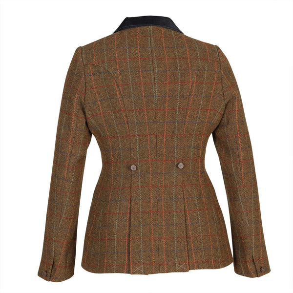 Aubrion Saratoga Ladies Showing Jacket Rust Check