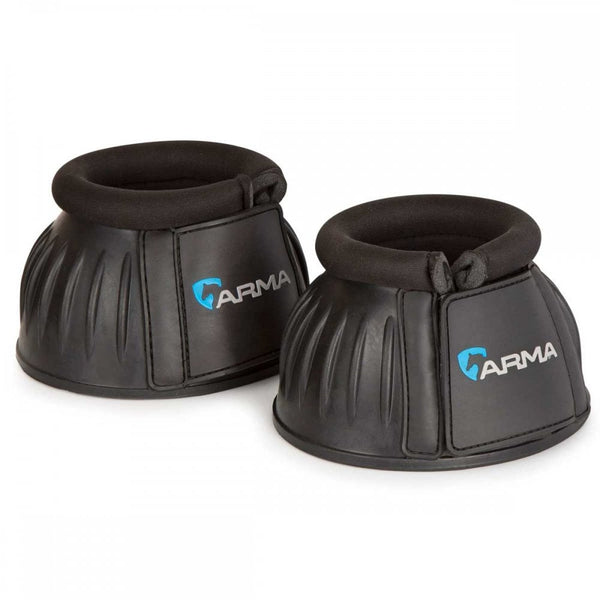 Shires Arma Soft Top Over Reach Boots Black