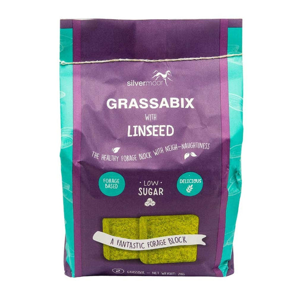 Silvermoor Linseed Grassbix 1Kg Twin Pack