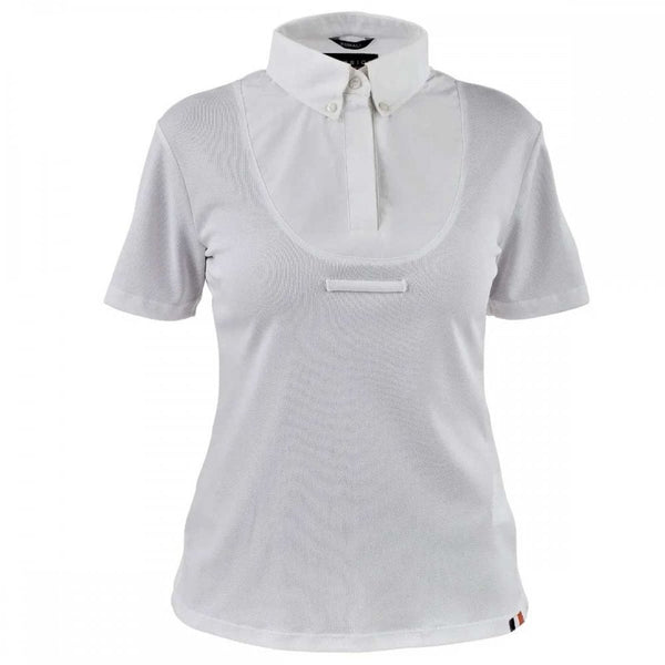 Aubrion Youth (Kids) Short Sleeve Tie Shirt White