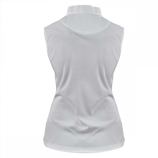 Aubrion Ladies Sleeveless Stock Shirt White