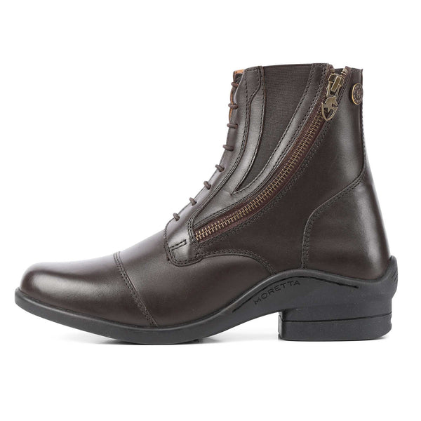 Shires Moretta Alessia Leather Paddock Boots Brown