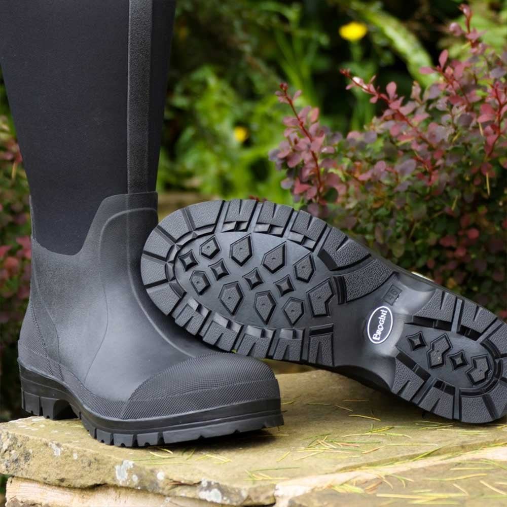 Brogini Hawkswick Mens Boots Black Green