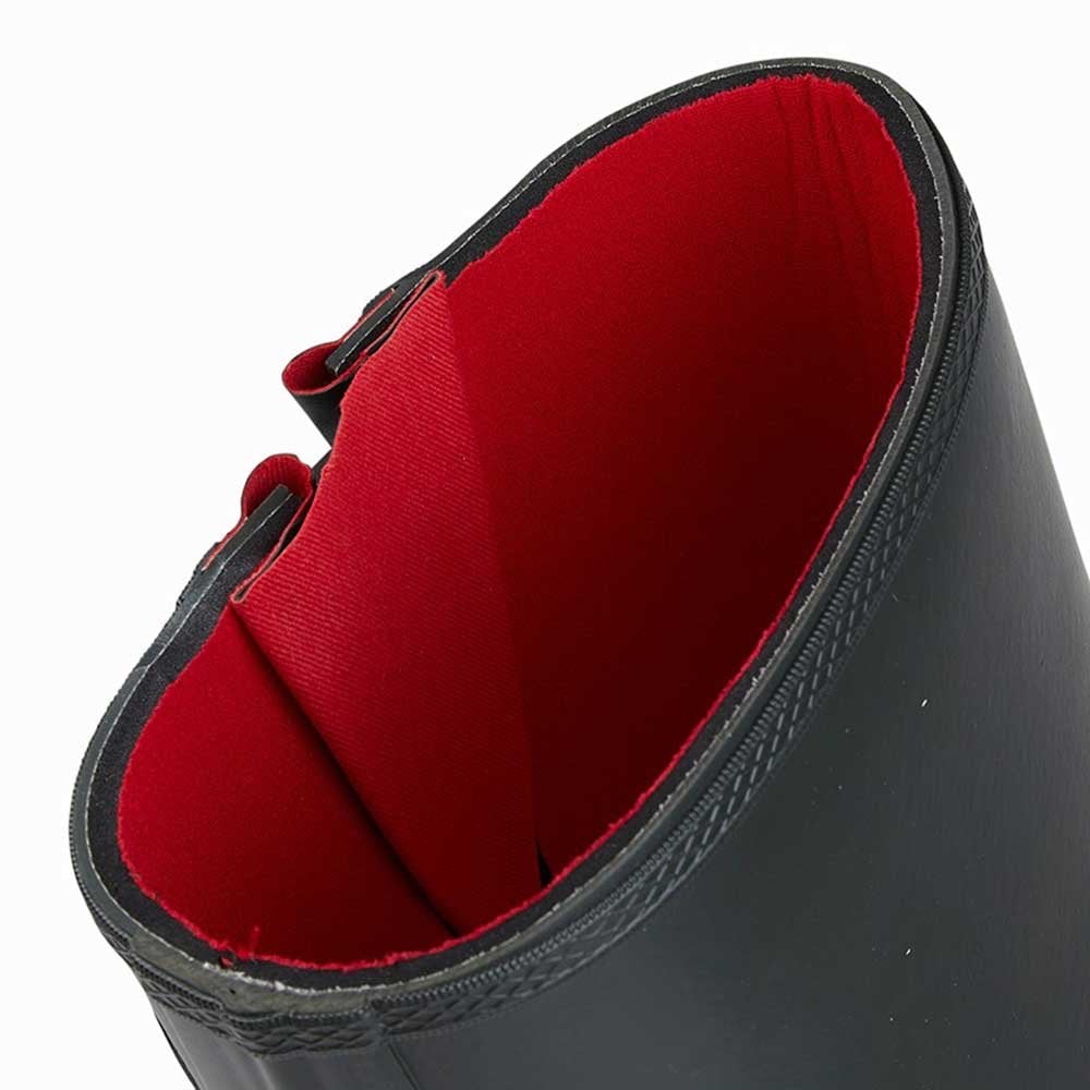 Woodland Neoprene Gusset Insulated Wellington Boots Olive