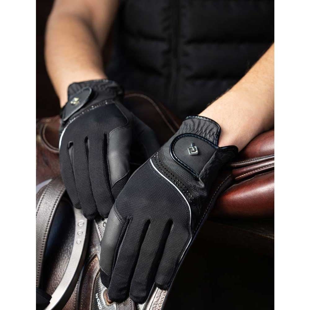 LeMieux Crystal Gloves Black