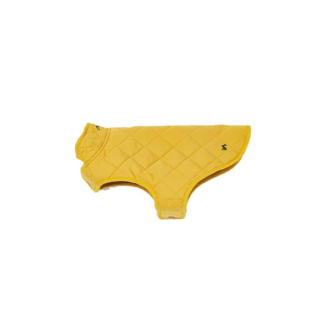 Joules Antique Gold Quilted Dog Coat
