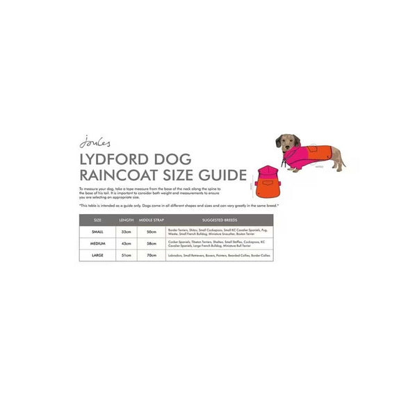 Joules Lydford Dog Raincoat