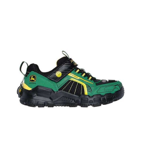 John Deere Adventure Track Rugged Light Up Kids Trainers Green